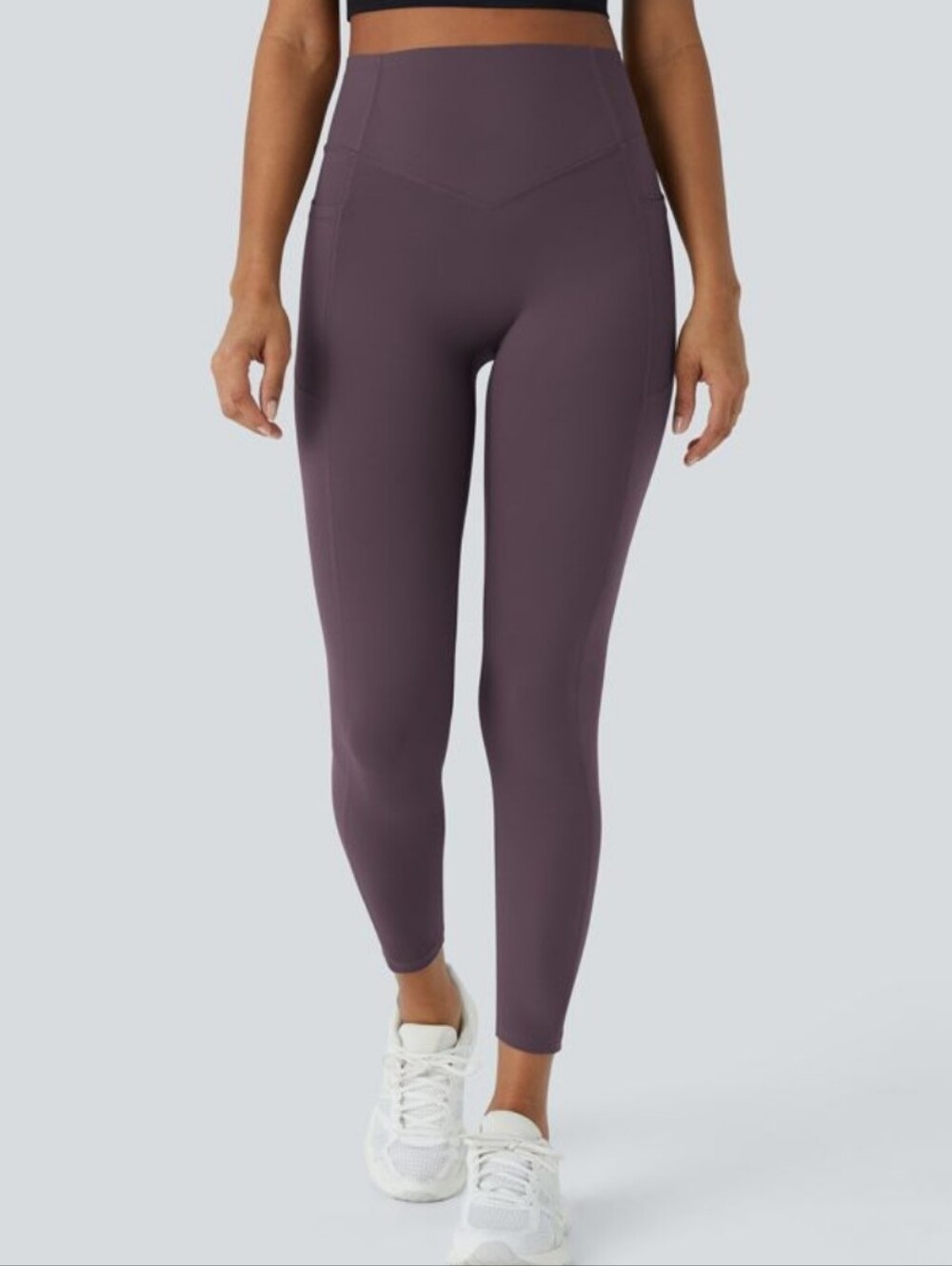 Halara UltraSculpt High Waisted Butt Lifting Leggings 7/8 In Night's Purple